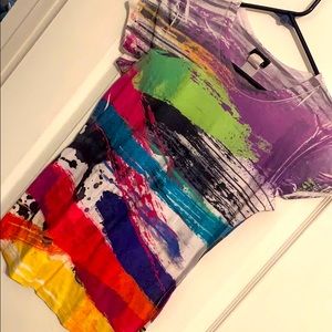 SOLD💜Brushstroke print t-shirt